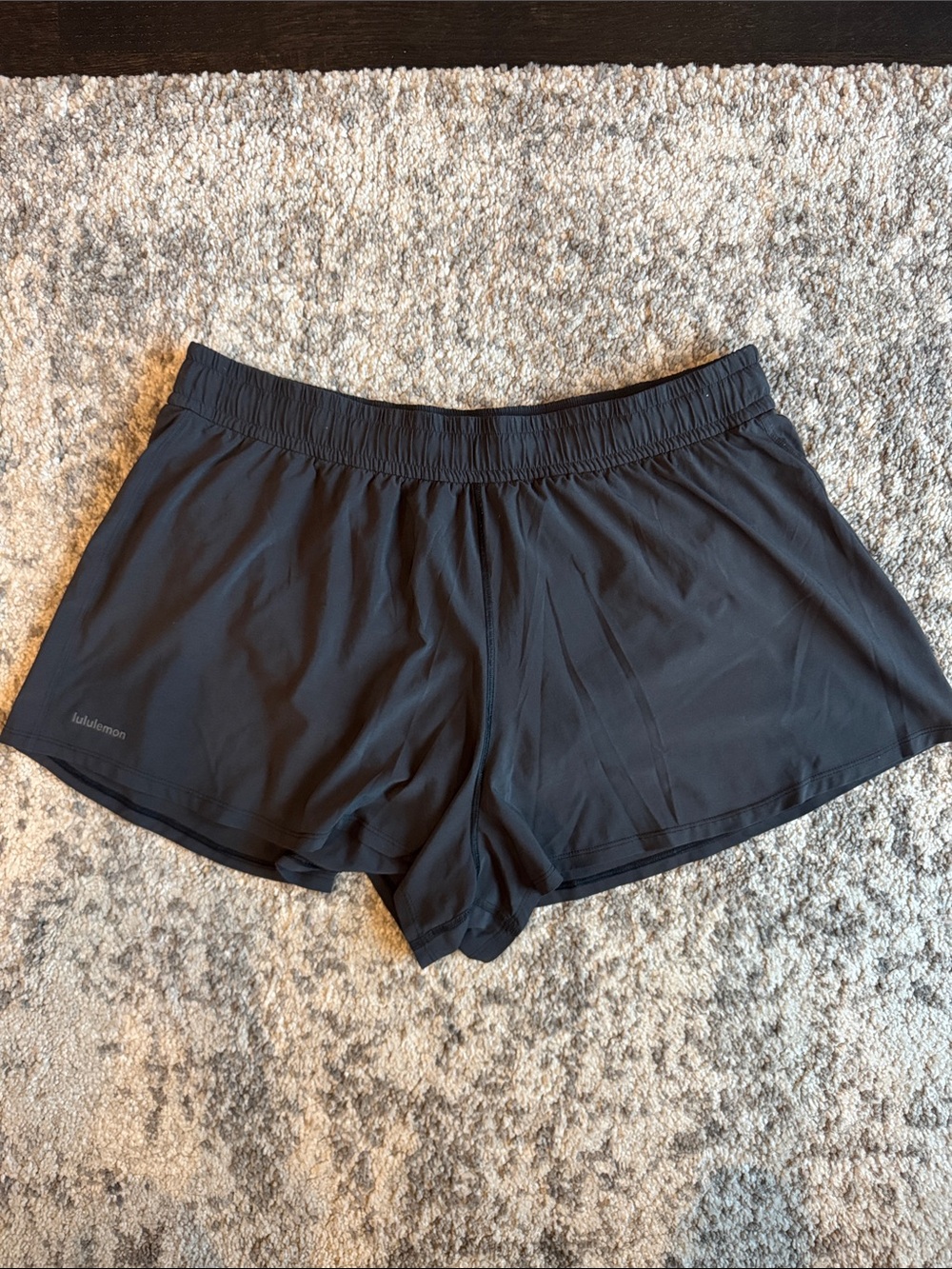 lululemon Pace Crush High-Rise Short 2.5”, Black, Size XL